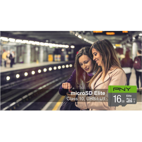Karta pamięci microSDHC Elite 16GB P-SDU16GU185GW-GE-13635735