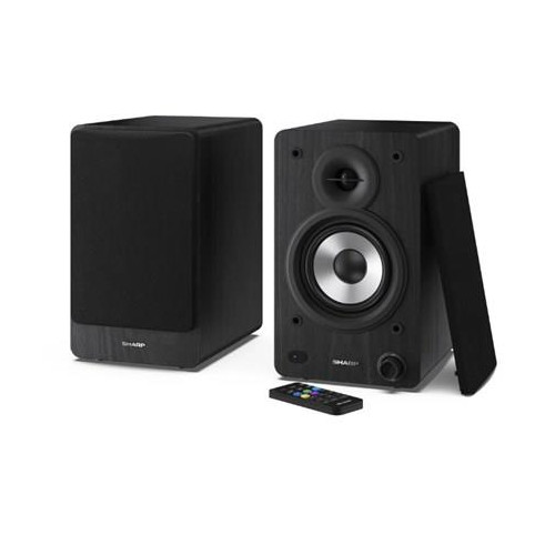 Sharp Bookshelf Speakers 2-drożny Czarny Przewodowy i Bezprzewodowy 60 W