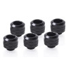 Alphacool Icicle Pro Złącze 13mm Mocowanie do rur twardych G1/4, 6-pak - czarny-12996731