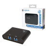 LogiLink UA0216 huby i koncentratory USB 3.2 Gen 1 (3.1 Gen 1) Type-B 5000 Mbit/s Czarny-13760094