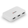 Lindy 43143 huby i koncentratory USB 3.2 Gen 1 (3.1 Gen 1) Type-A 5000 Mbit/s Biały-13775440