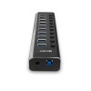 Lindy 43370 huby i koncentratory USB 3.2 Gen 1 (3.1 Gen 1) Type-B 5000 Mbit/s Czarny-13775532