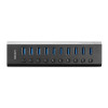 Lindy 43370 huby i koncentratory USB 3.2 Gen 1 (3.1 Gen 1) Type-B 5000 Mbit/s Czarny-13775535