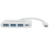 Manhattan 163552 huby i koncentratory USB 3.2 Gen 1 (3.1 Gen 1) Type-C 5000 Mbit/s Biały-13775547