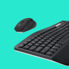 Logitech MK850 Performance klawiatura Dołączona myszka Uniwersalne RF Wireless + Bluetooth QWERTZ Niemiecki Czarny-137