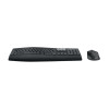 Logitech MK850 Performance klawiatura Dołączona myszka Uniwersalne RF Wireless + Bluetooth QWERTZ Niemiecki Czarny-137