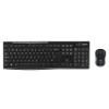 Logitech Wireless Combo MK270 klawiatura Dołączona myszka Uniwersalne USB AZERTY Francuski Czarny-13778174