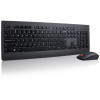 Lenovo 4X30H56829 klawiatura Dołączona myszka Uniwersalne RF Wireless QWERTY US English Czarny-13778483