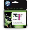 HP Zestaw 3 purpurowych wkładów atramentowych 712 DesignJet 29 ml-13788616