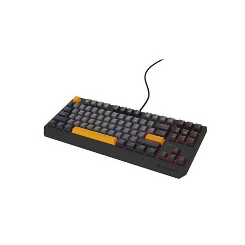 GENESIS Thor 230 TKL klawiatura Gaming USB + RF Wireless + Bluetooth QWERTY Czarny, Szary, Pomarańczowy