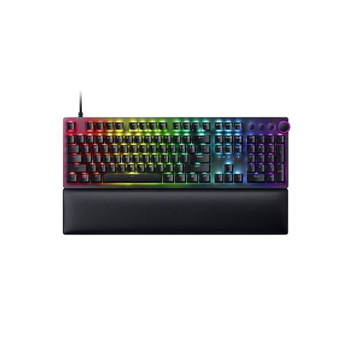 Razer | Opcyjna klawiatura do gier Huntsman V2 | Klawiatura do gier | Światło LED RGB | RU | Przewodowe | Czarny | Klawiatura numeryczna | Liniowy cze