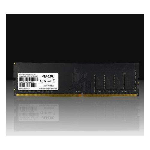 AFOX DDR4 8G 2400MHZ MICRON CHIP RANK1 AFLD48EH1P-1373409