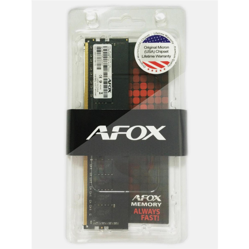 AFOX DDR4 8G 2666MHZ MICRON CHIP RANK1 AFLD48FH1P-1373410
