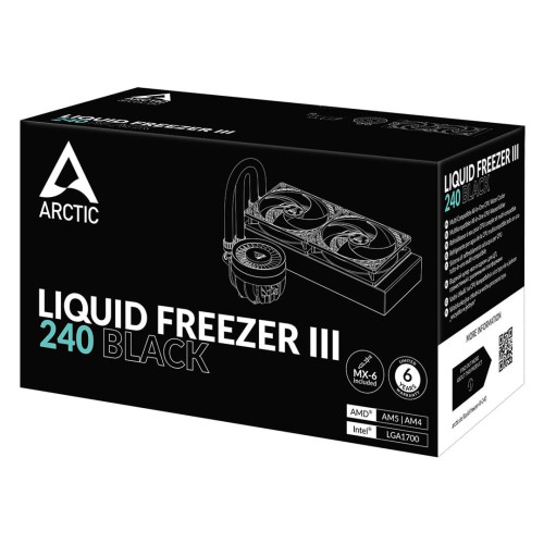 ARCTIC Liquid Freezer III 240 Procesor Chłodnica cieczy all-in-one 12 cm Czarny 1 szt.-13752360