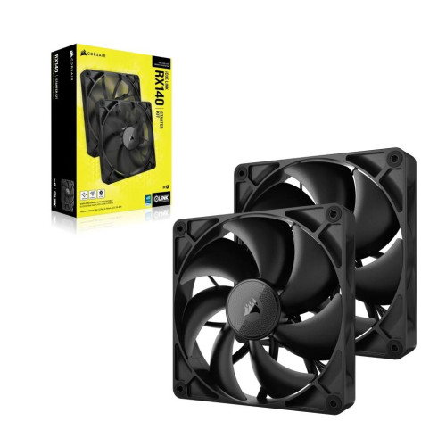 Corsair iCUE LINK RX140 Obudowa komputera Wentylator 14 cm Czarny 2 szt.-13752911