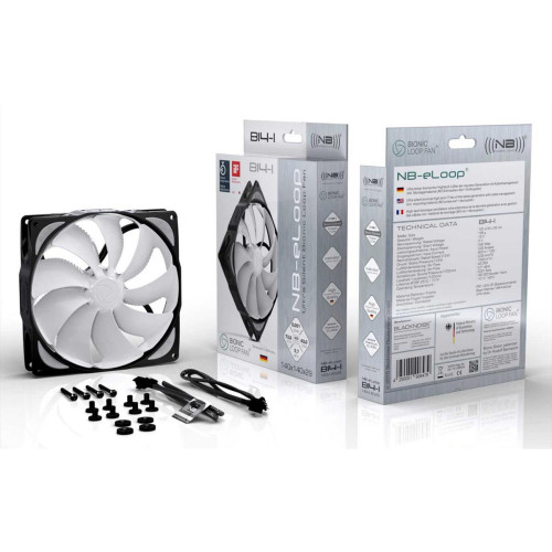 Noiseblocker B14-PS-BL Obudowa komputera Wentylator 14 cm Czarny-13753180