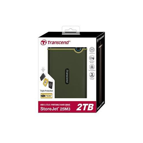 Transcend StoreJet 25M3G zewnętrzny dysk twarde 2 TB 2.5