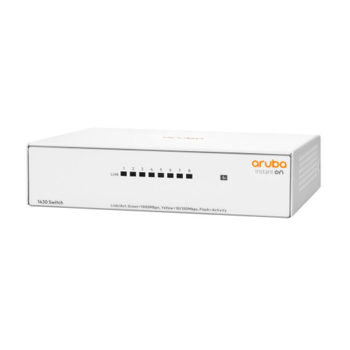 Aruba Instant On 1430 8G Nie zarządzany L2 Gigabit Ethernet (10/100/1000) Biały-13759681