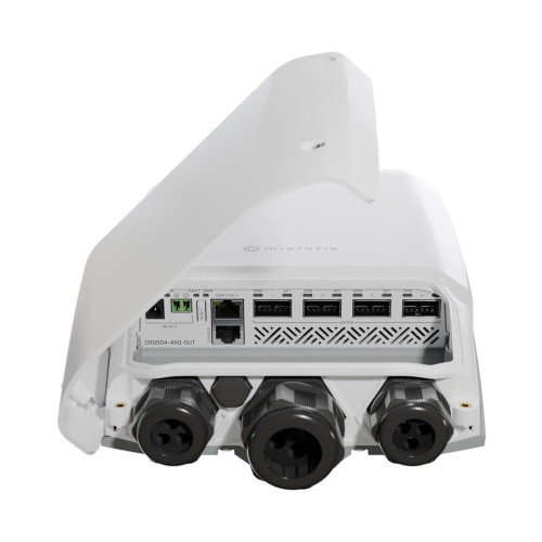 Mikrotik CRS504-4XQ-OUT łącza sieciowe Zarządzany L3 Fast Ethernet (10/100) Obsługa PoE 1U Biały-13760219