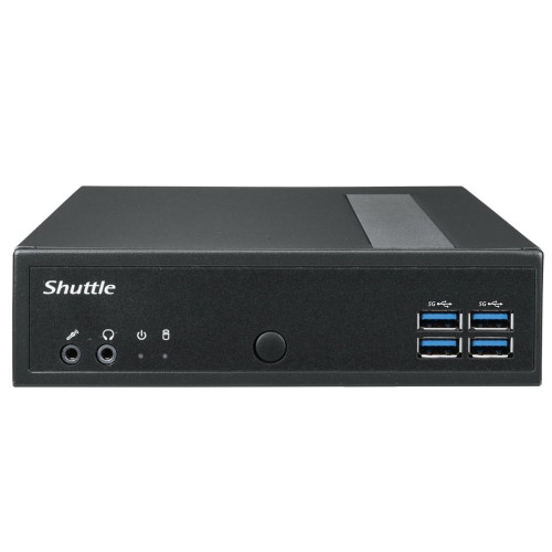 Shuttle DL30N komputer typu barebone Wielkość PC 1.35L Czarny N100-13762252