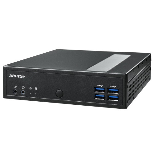 Shuttle DL30N komputer typu barebone Wielkość PC 1.35L Czarny N100-13762254