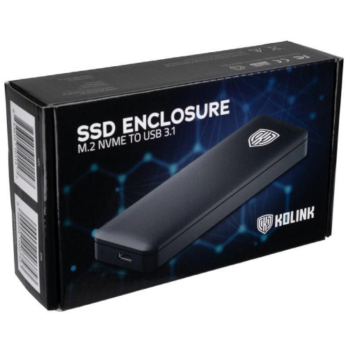 Kolink KO-M2UC31 obudowa do dysków twardych Obudowa SSD Czarny M.2-13771862