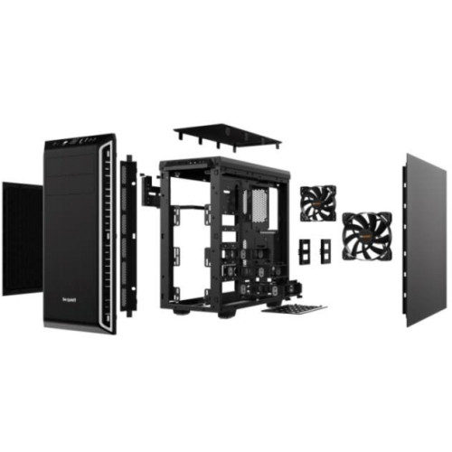 Obudowa BE QUIET! Pure Base 600 BG022 (ATX, Mini ATX, Mini ITX; kolor czarny)-13772565