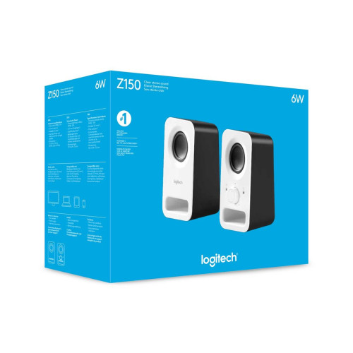 Logitech Z150 Multimedia Speakers, Głośniki biały-13775300