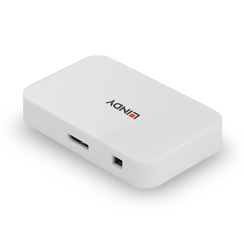 Lindy 43143 huby i koncentratory USB 3.2 Gen 1 (3.1 Gen 1) Type-A 5000 Mbit/s Biały-13775436