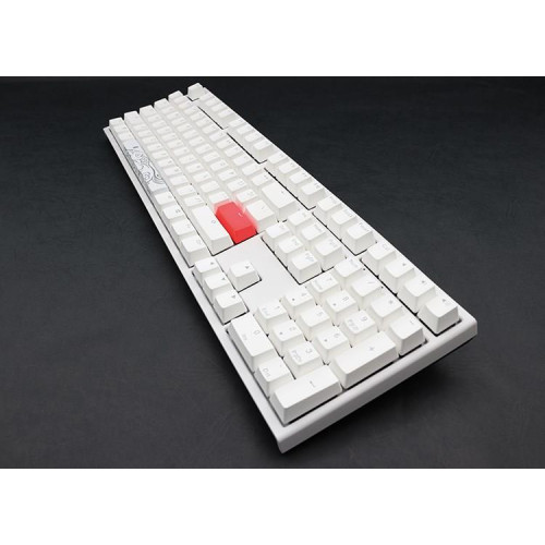 Ducky One 2 White Edition klawiatura Uniwersalne USB Niemiecki Biały-13776724