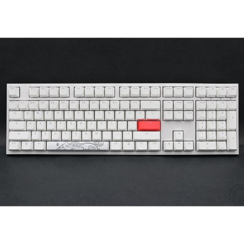 Ducky One 2 White Edition klawiatura Uniwersalne USB Niemiecki Biały-13776725