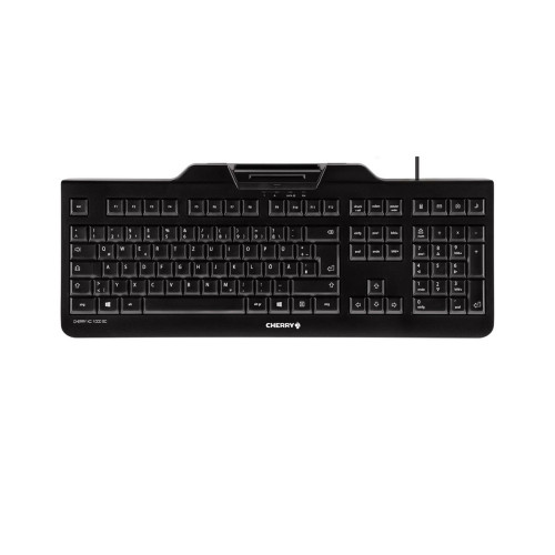 CHERRY KC 1000 SC klawiatura Biuro USB QWERTZ Niemiecki Czarny-13776907