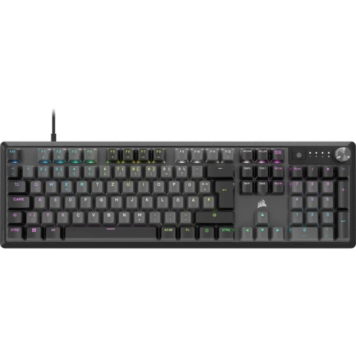 Corsair K70 CORE RGB klawiatura Gaming USB QWERTY Niemiecki Szary-13777035