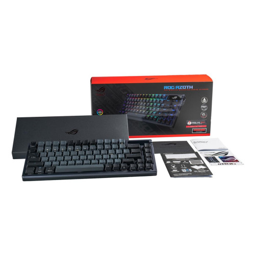 ASUS ROG Azoth klawiatura Gaming USB + RF Wireless + Bluetooth QWERTY Czarny-13777073