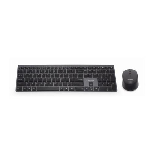 Gembird KBS-ECLIPSE-M500 klawiatura Dołączona myszka RF Wireless QWERTY US English Czarny-13777986