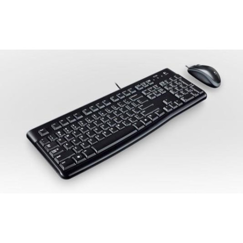 Logitech Desktop MK120 klawiatura Dołączona myszka USB AZERTY Francuski Czarny-13777989