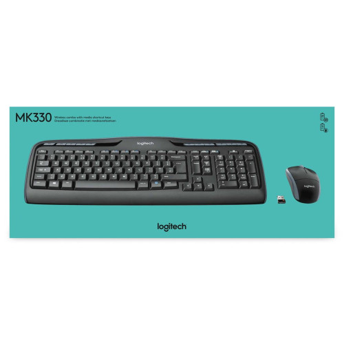 ZESTAW LOGITECH WIRELESS COMBO MK330 BEZPRZEWODOWY-13778109