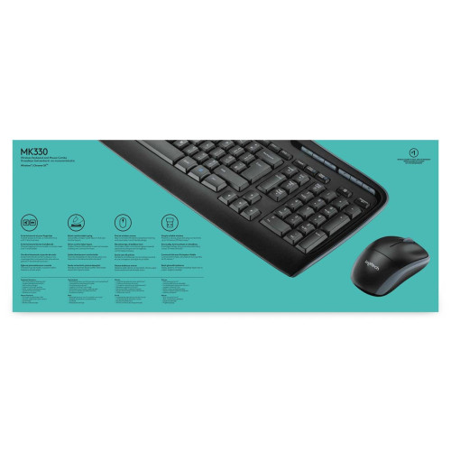 ZESTAW LOGITECH WIRELESS COMBO MK330 BEZPRZEWODOWY-13778111