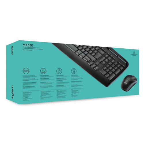 ZESTAW LOGITECH WIRELESS COMBO MK330 BEZPRZEWODOWY-13778112