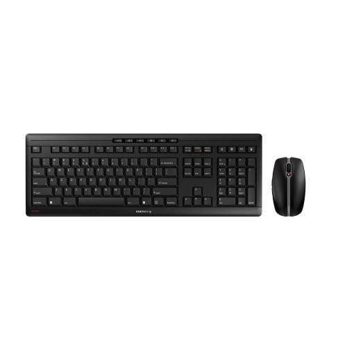 CHERRY Stream Desktop klawiatura Dołączona myszka Biuro RF Wireless QWERTY US English Czarny-13778137