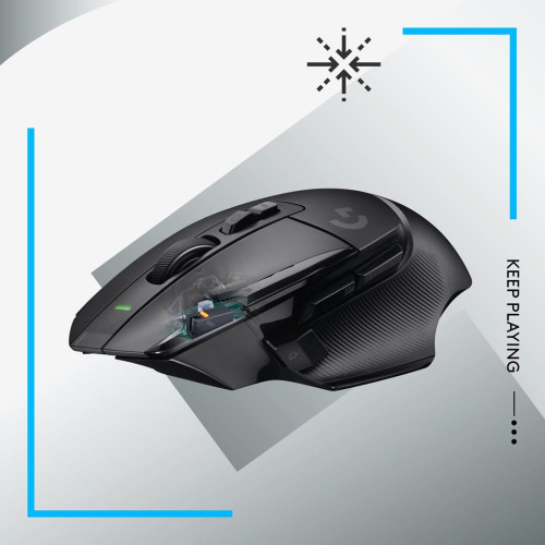 Logitech G G502 X Lightspeed myszka Gaming Po prawej stronie RF Wireless Optyczny 25600 DPI-13778401