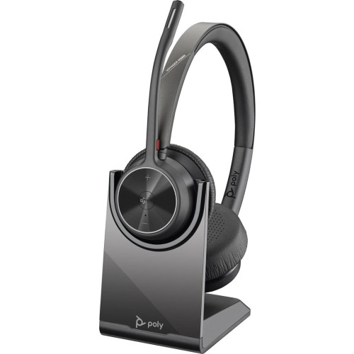 Poly Voyager 4320 UC Stereo USB-A Headset +BT700 USB-A Adapter +Charging Stand-13779277