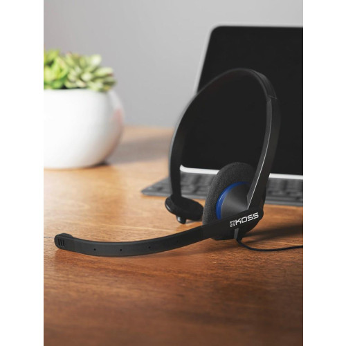 Koss CS195 USB Zestaw słuchawkowy Przewodowa Opaska na głowę Biuro/centrum telefoniczne USB Typu-A Czarny-13779312