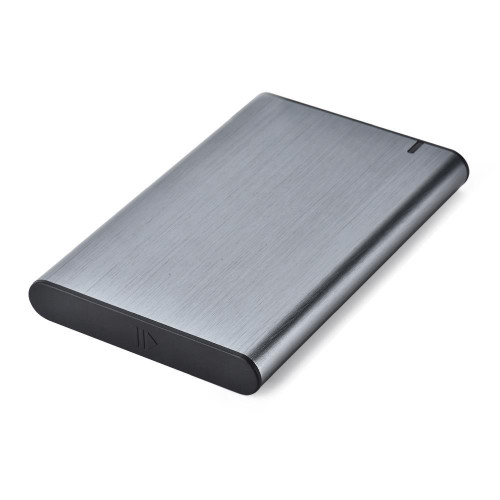 GEMBIRD OBUDOWA USB 3.1 NA DYSK HDD/SSD 2.5'' SATA SZCZOTKOWANE ALUMINIUM, SZARA-1378201