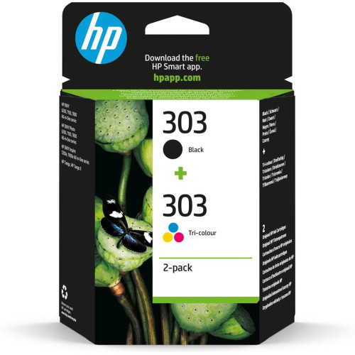 HP Zestaw 2 oryginalnych tuszów 303: czarny i trójkolorowy-13788344