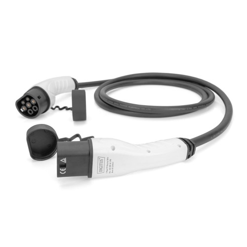 Digitus Kabel do ładowania pojazdów elektrycznych EV, Typ2-Typ2, jednofazowy 230V, 32A, 7.4kW, 7,5m-13794336