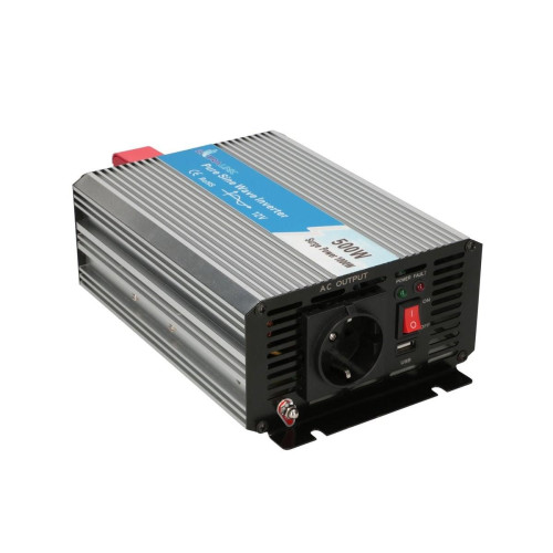 Extralink OPIP-500W | Przetwornica napięcia | samochodowa 12V, 500W czysty sinus-13024342