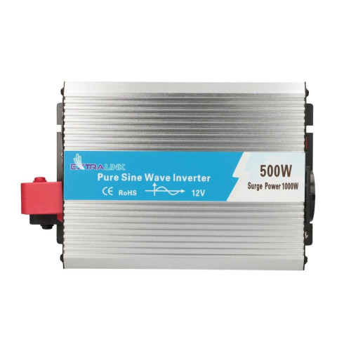 Extralink Przetwornica napięcia OPIP-500W samochodowa 12V, 500W czysty sinus-13794395