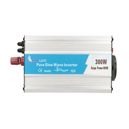 Extralink Przetwornica napięcia OPIP-300W samochodowa 12V, 300W czysty sinus-13794407