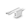 Belkin WCE001VF1MWH ładowarka do urządzeń przenośnych Uniwersalne Biały Prąd przemienny Wewnętrzna-13821412